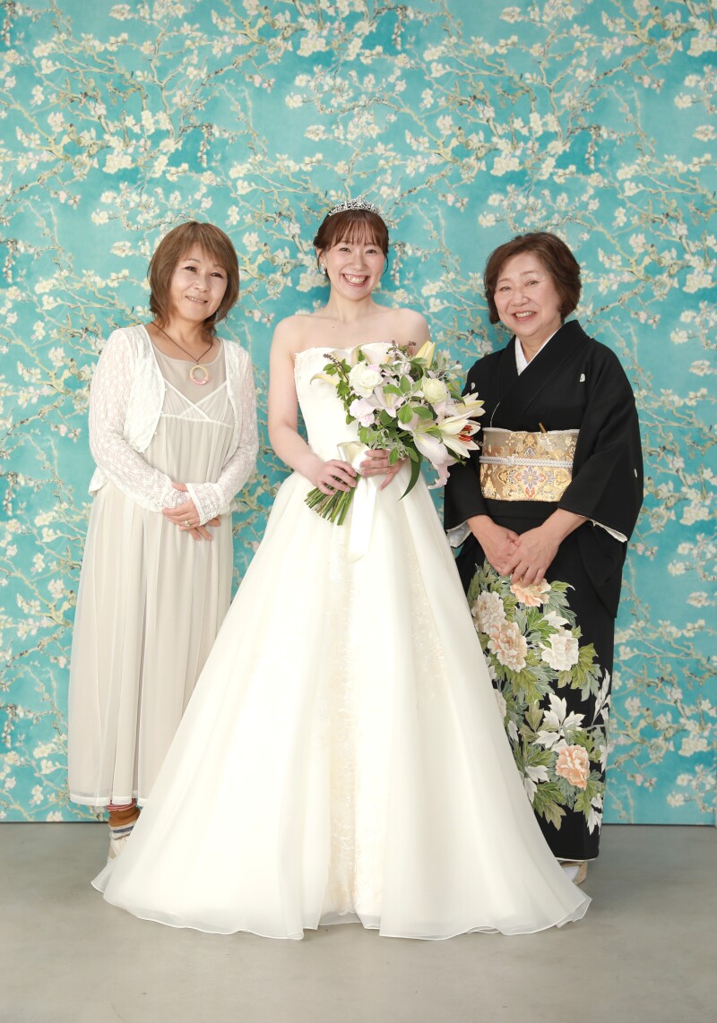 両家のお母様とご一緒に♡