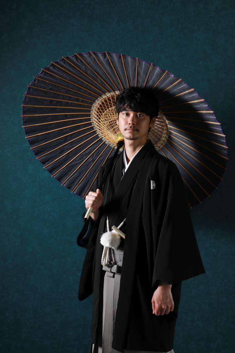 ソロショット　紋服