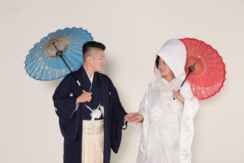 番傘を使用してのショット