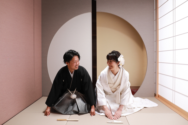 和室での撮影