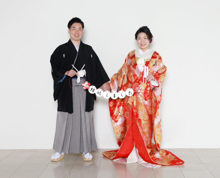 色打掛でのご撮影【3】