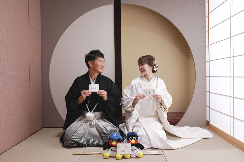 畳でのおすわりショット