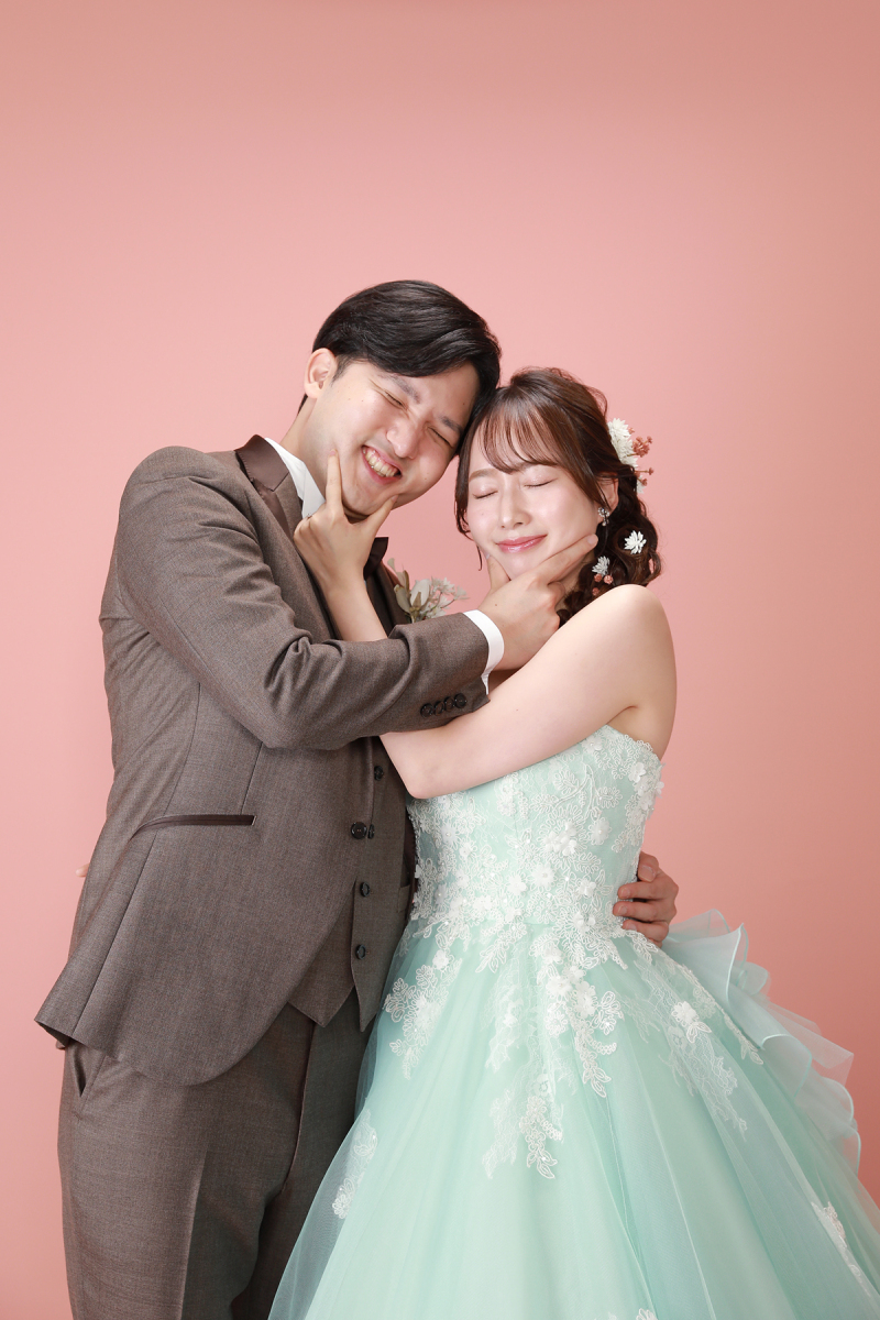 にっこり笑顔でむぎゅ!