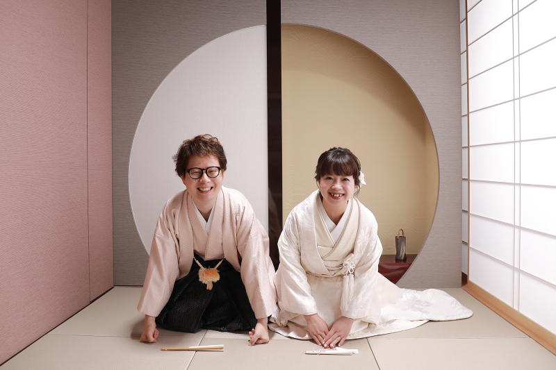 たたみでのおすわりショット