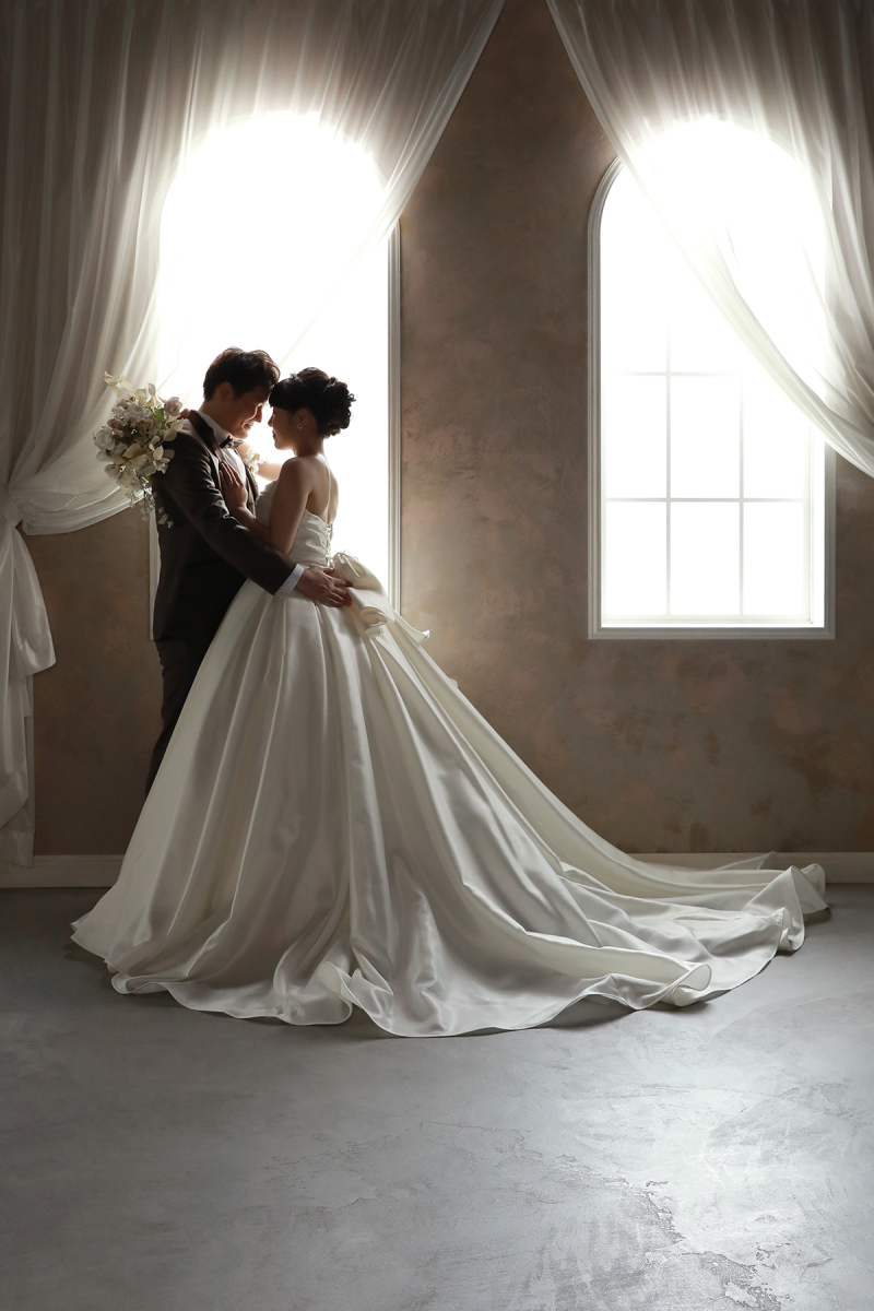 見つめ合いショット