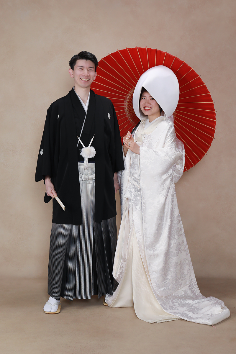 紋服・白無垢　番傘ショット