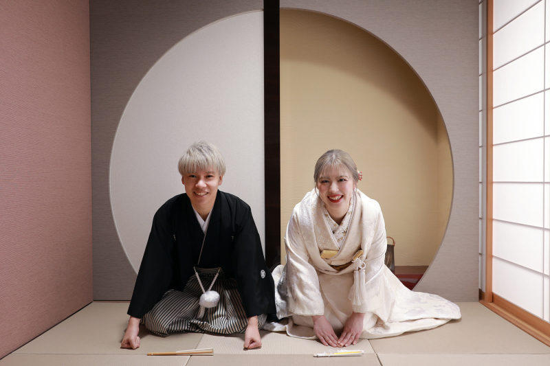 和装でご挨拶