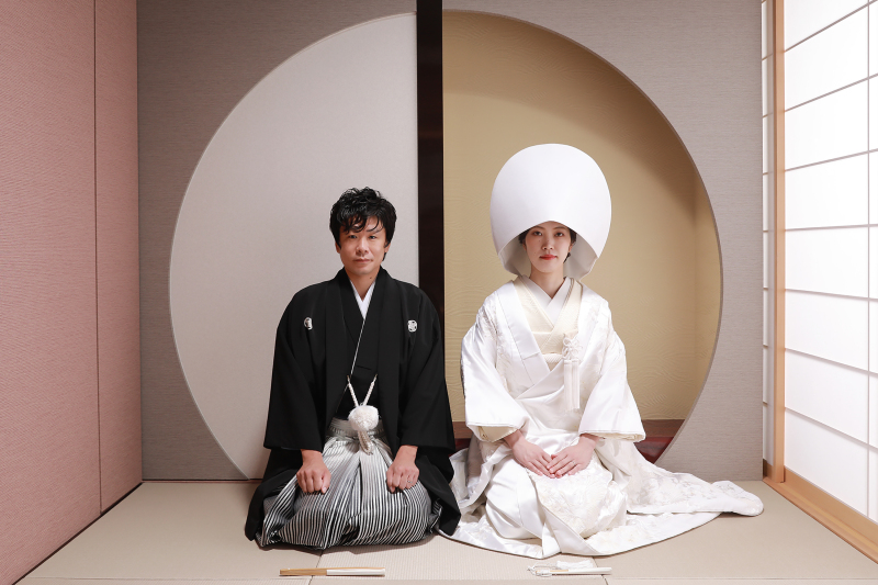 畳でおすましショット