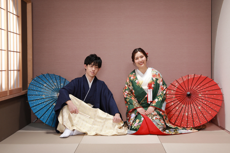 和室でお座りショット