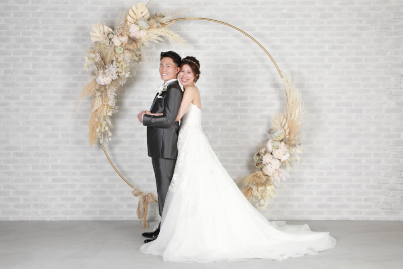 ウェディングドレス・タキシードショット５