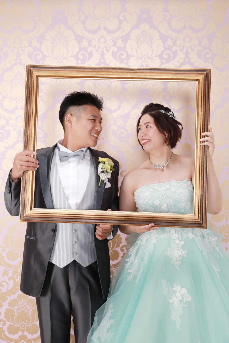 額縁を使っての一枚