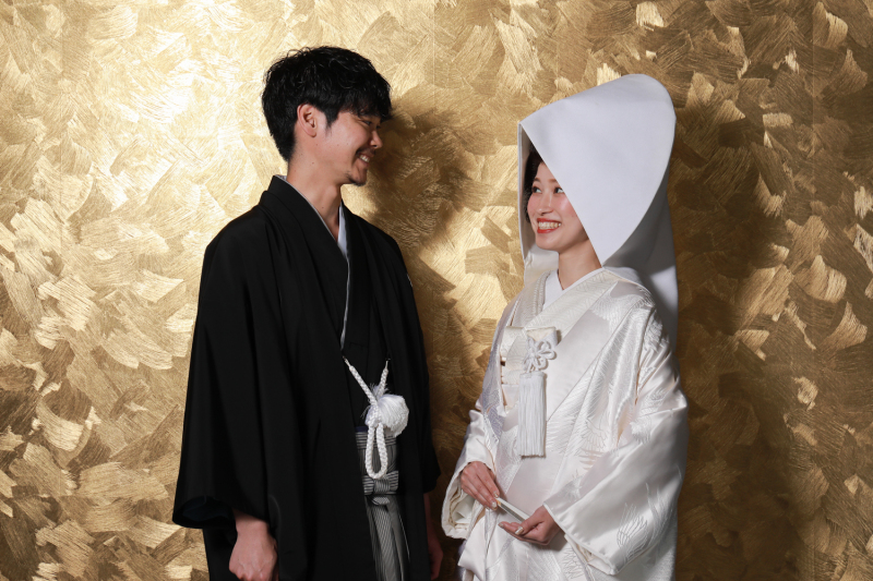 見つめ合いショット