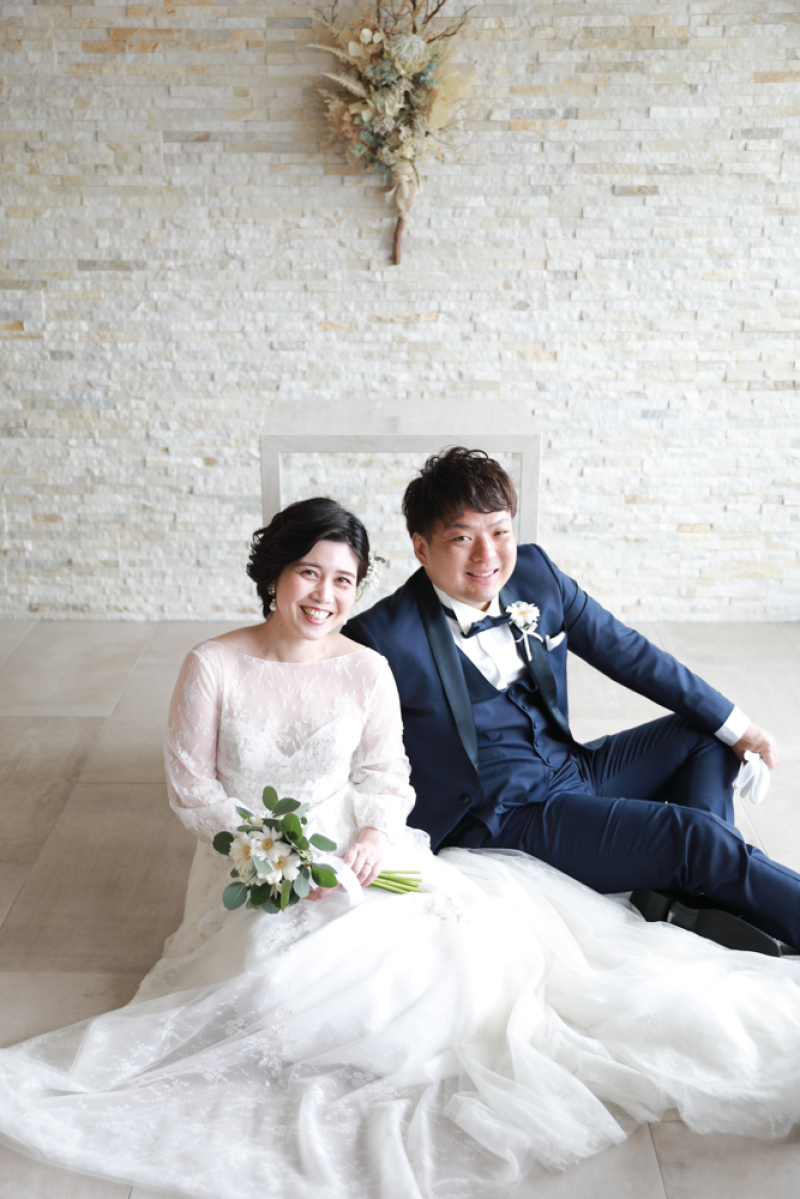 お座りショット