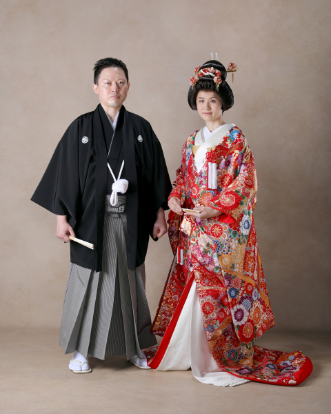 色打掛でのスタンダードショット