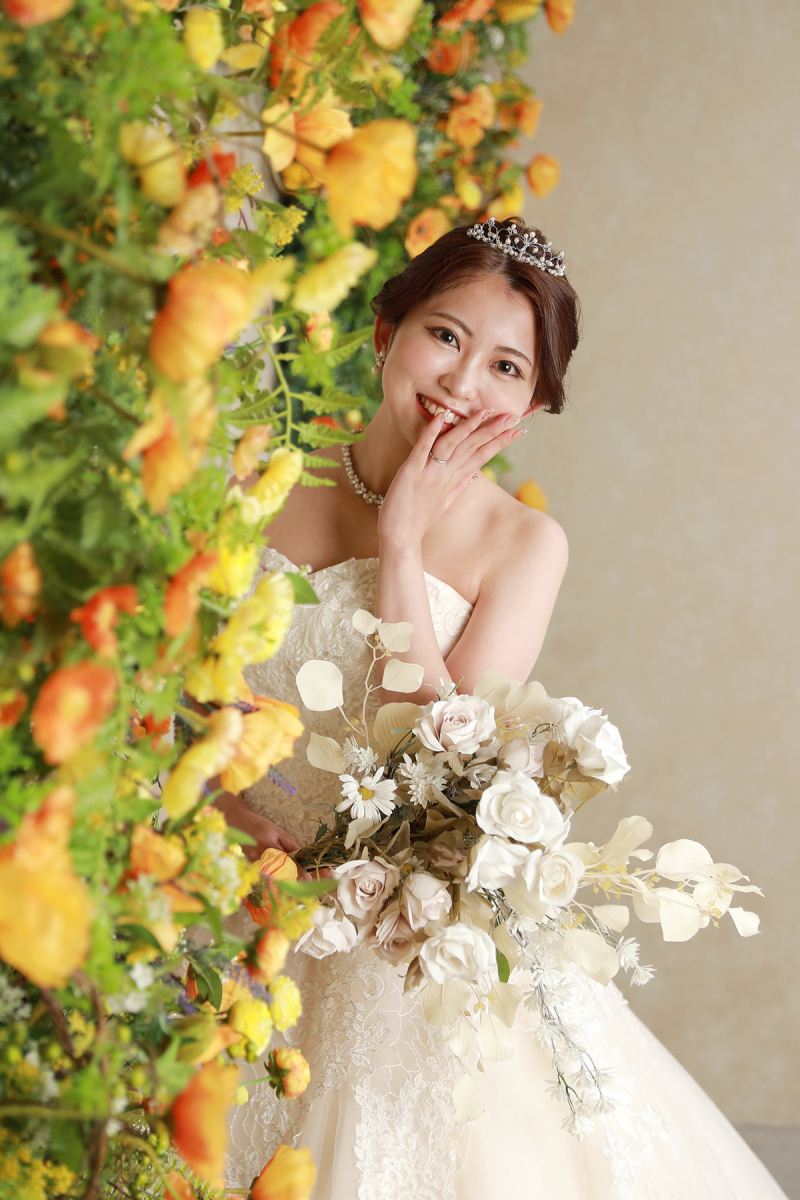 本物のプリンセスのようなご新婦様