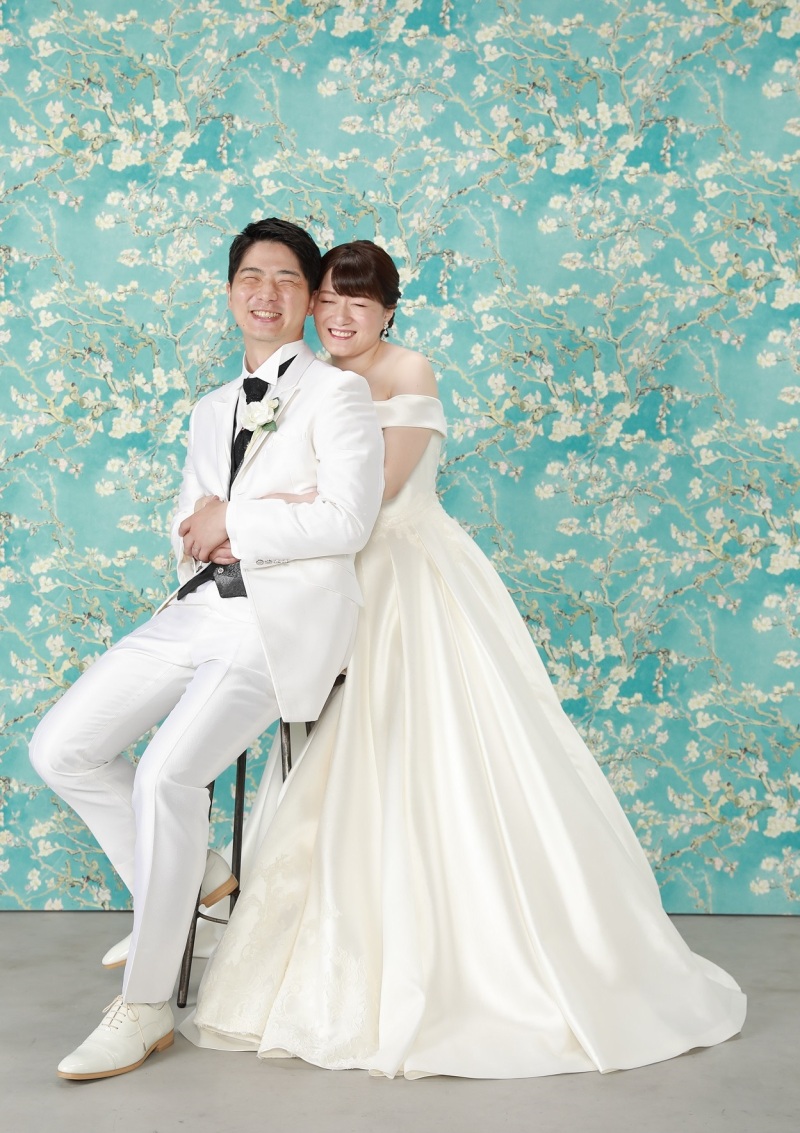 おふたりギュッとポーズ