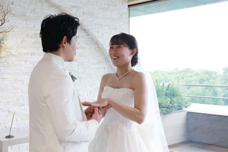 指輪交換ショット2