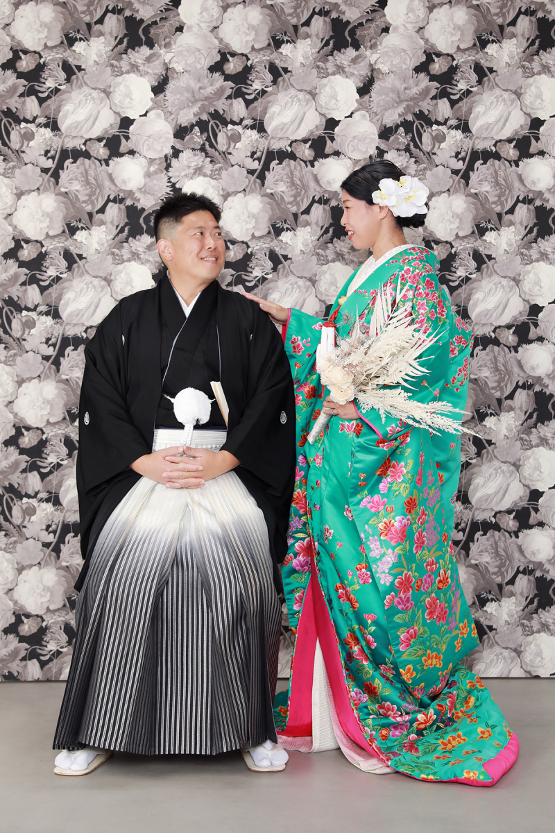 色打掛へお色直し