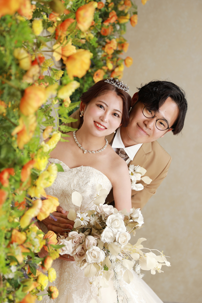 後ろからのハグショット