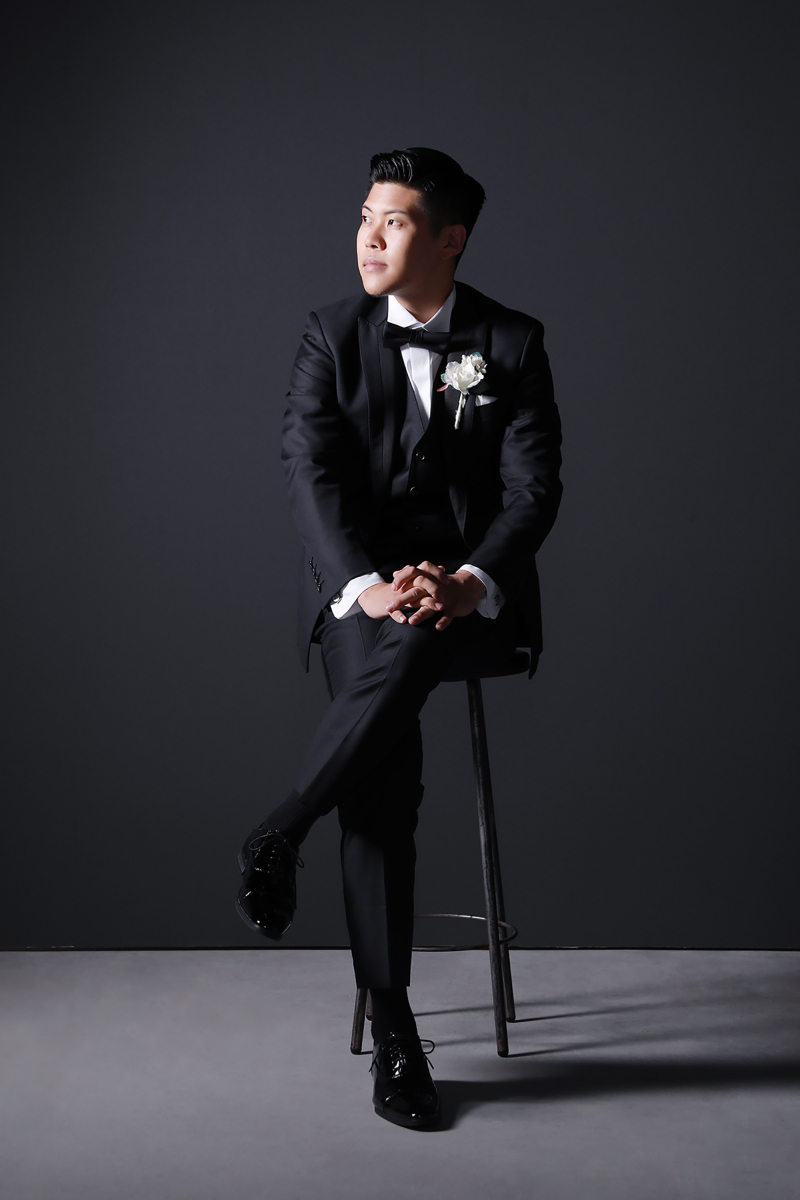タキシード　ソロショット