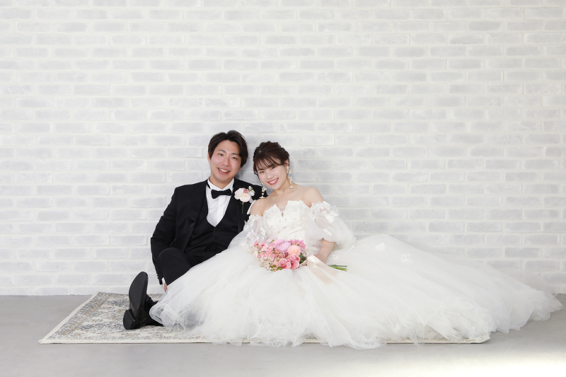 とっても仲良しお座りショット