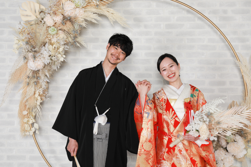 手つなぎショット