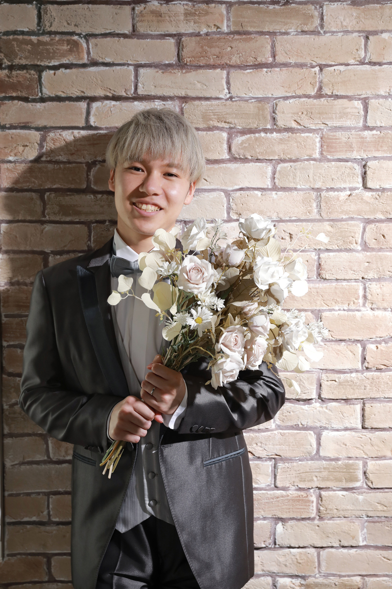 ご新郎様　ソロショット