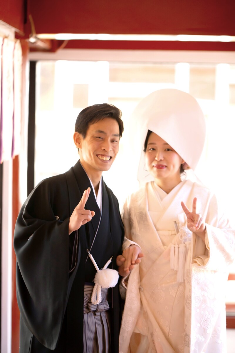 挙式前のリラックスショット！