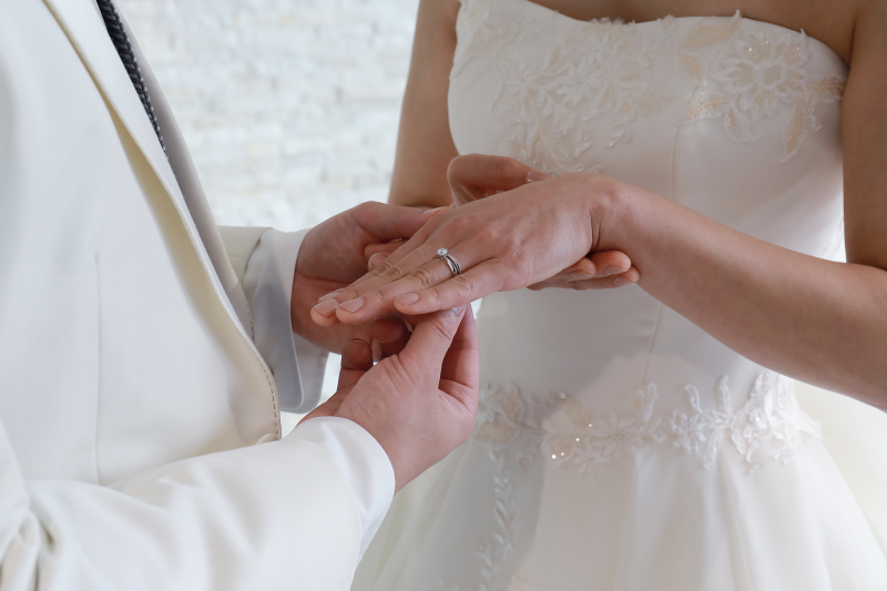 指輪交換アップショット