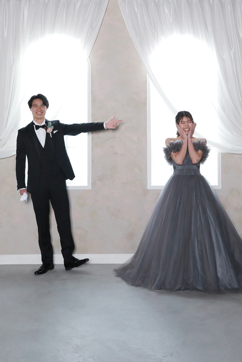 洋装にお色直し！