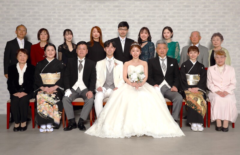 ＜親族集合写真＞　