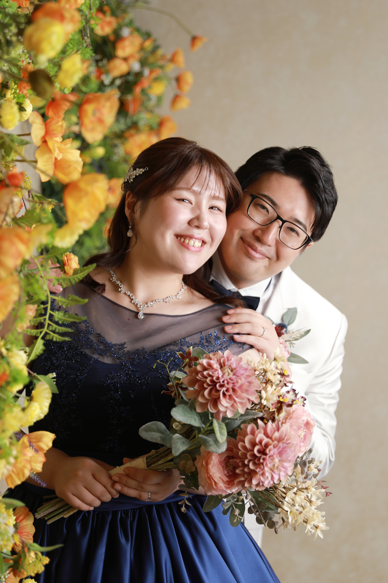 お花からこんにちは