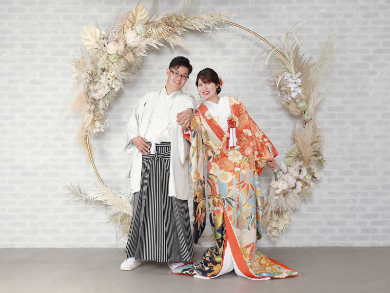 和装での全身ショット