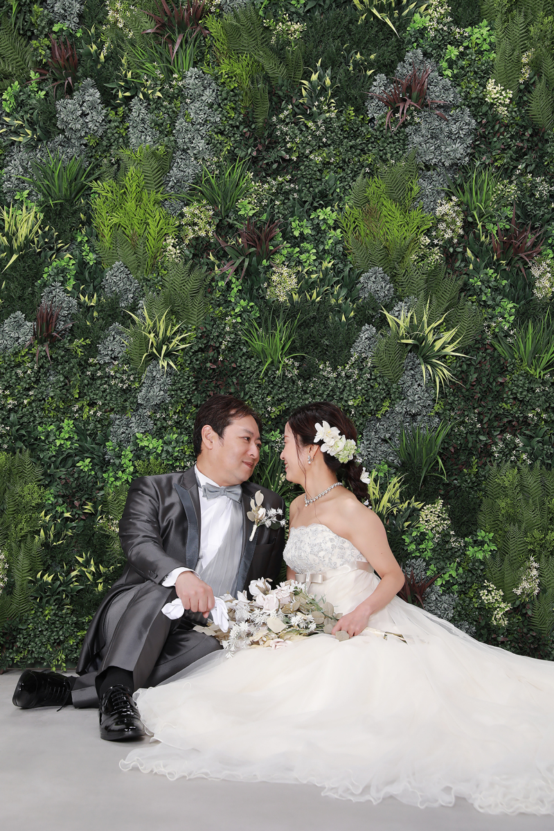 グリーン背景ショット2