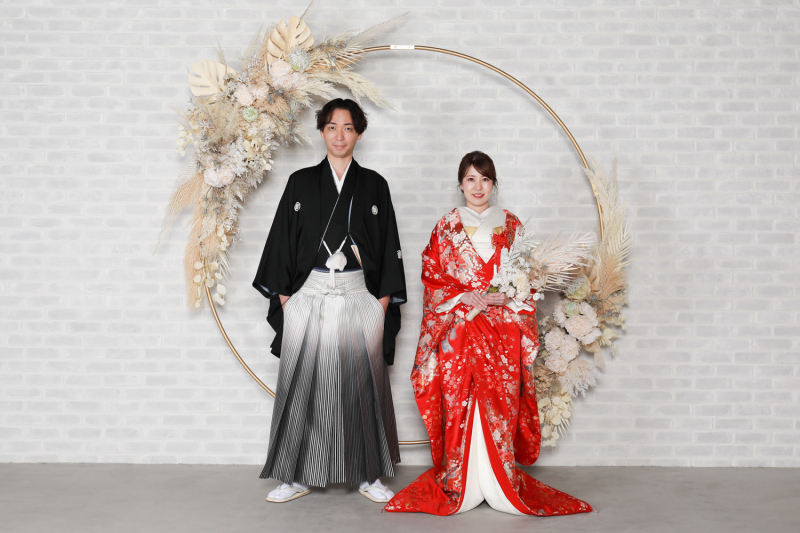 お色直し後全身ショット