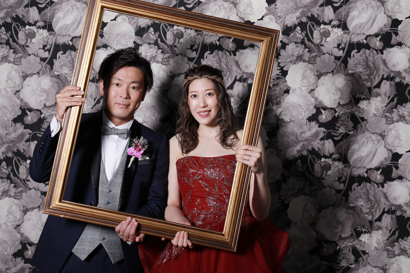 タキシード・カラードレスショット