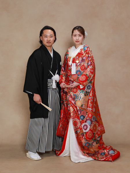 紋服×色打掛の型物ショット