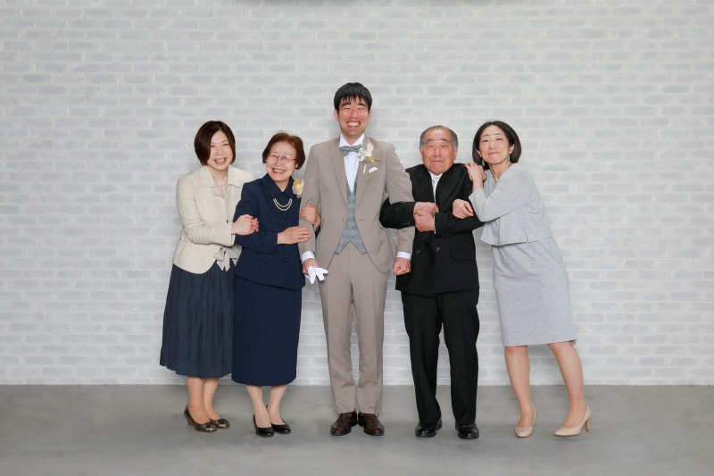 新郎家ご家族ショット☆