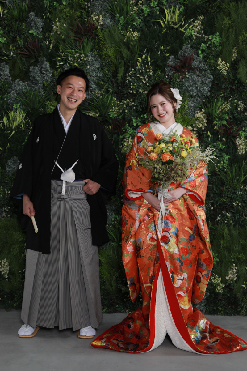 色打掛でのご撮影 3