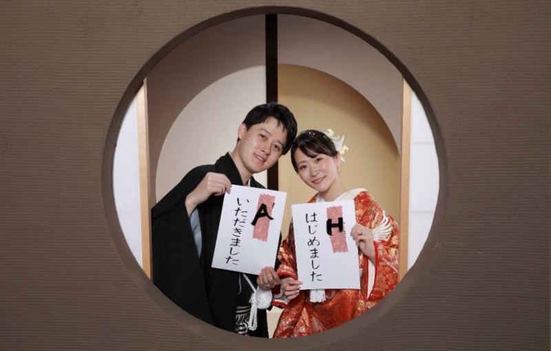 ご挨拶風のオリジナルショット☆