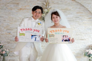 Ｍ様・Ａ様　洋装フォトウェディング