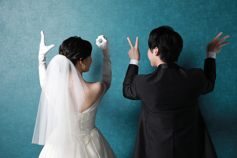 お二人でのバックショット