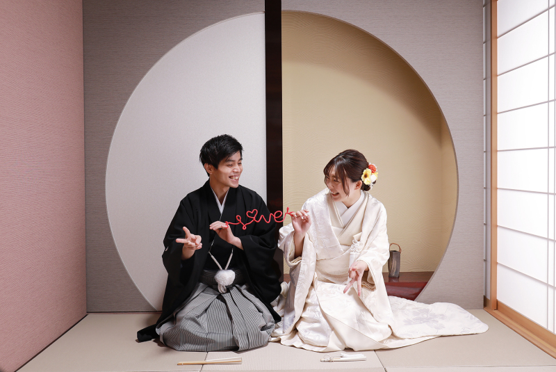 和室でのお座りショット