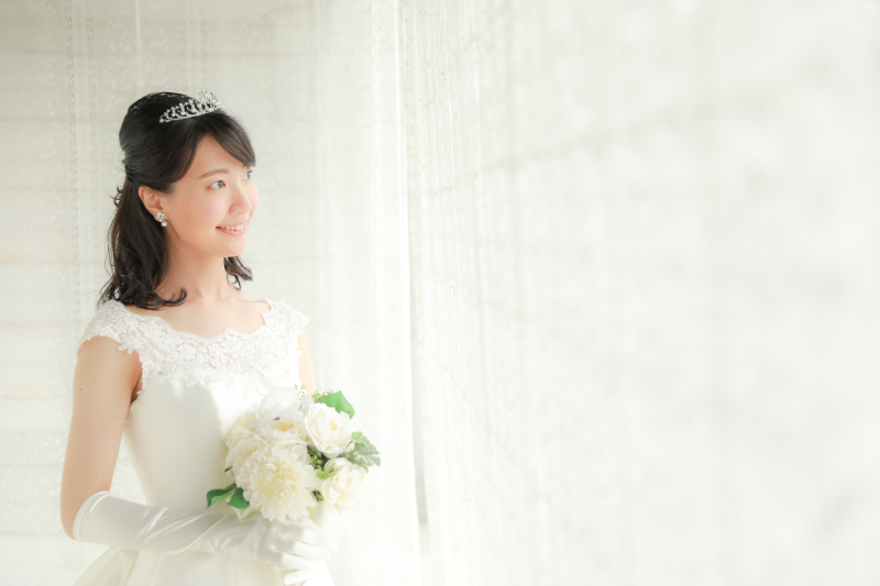 花嫁様ソロショット