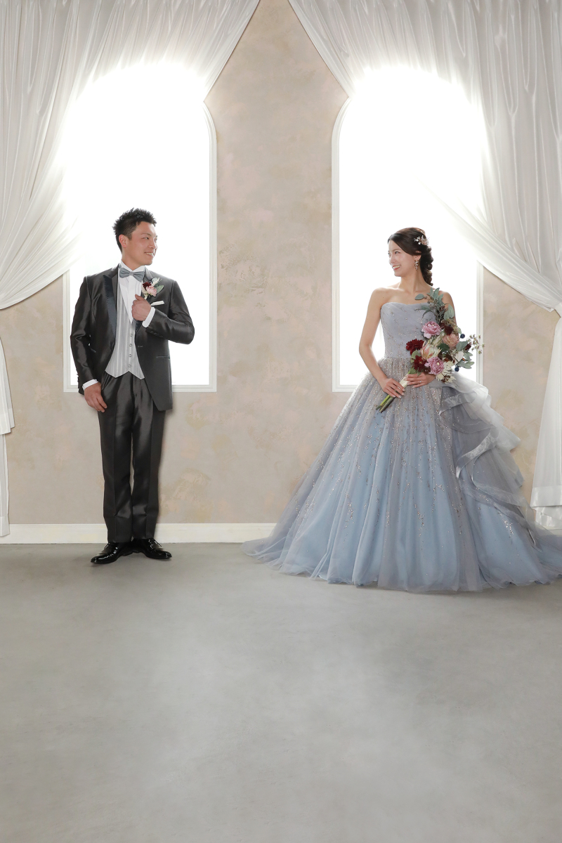 お二人で見つめ合って