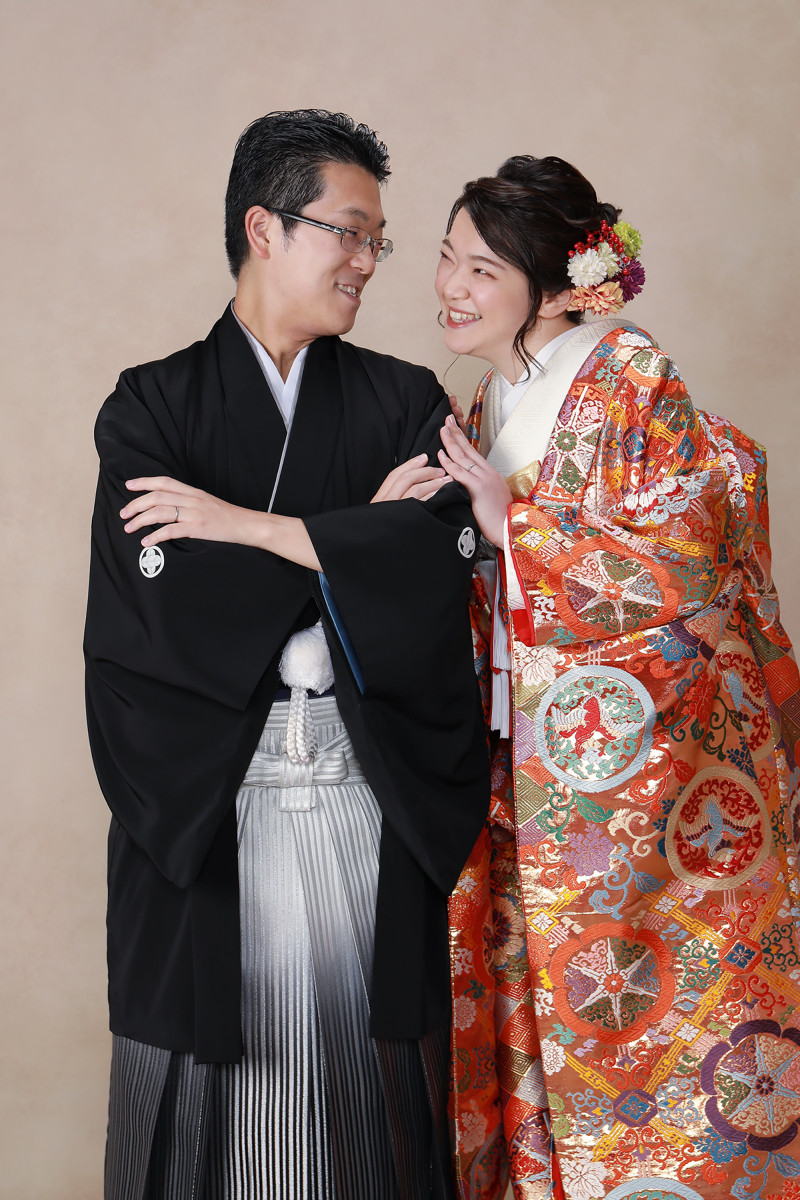 お2人の見つめ合いショット