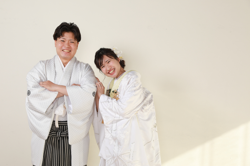 おふたり揃ってのナチュラルなショット