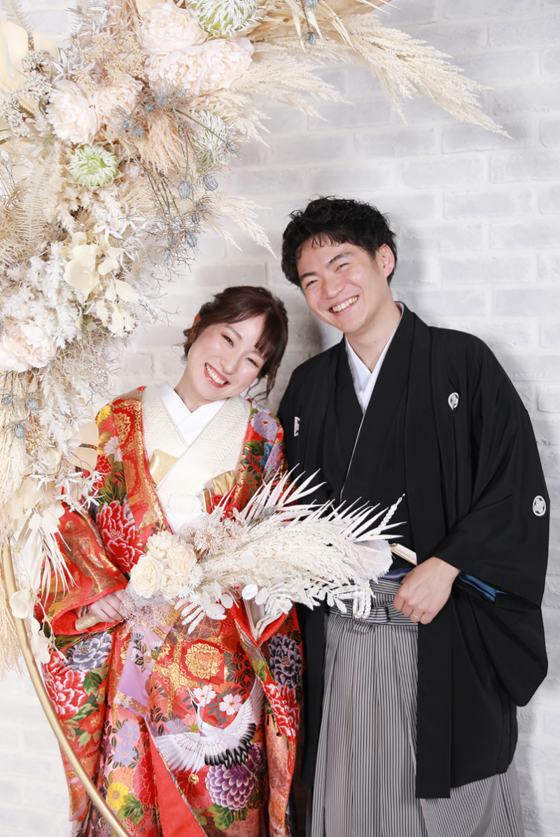 フラワーアーチを使ってのご撮影