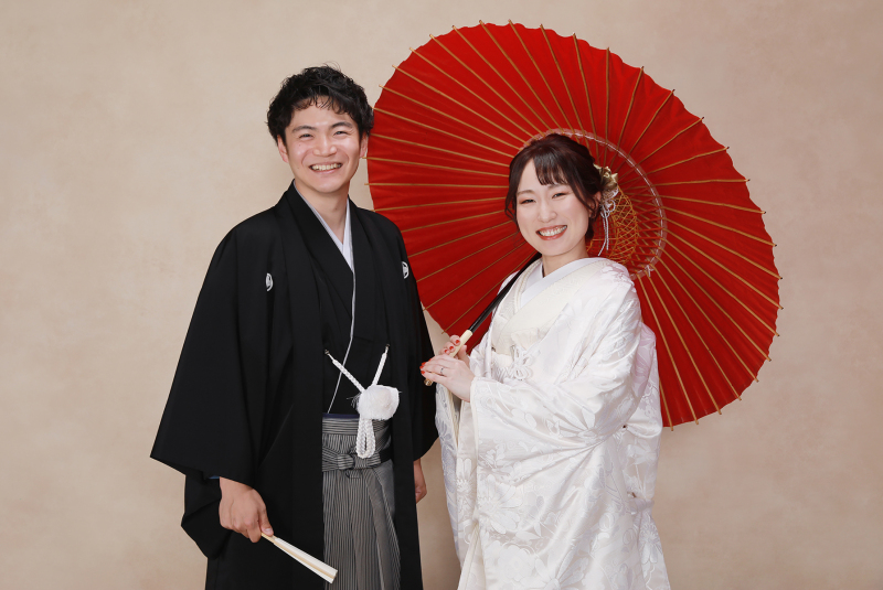 白無垢　バストアップショット