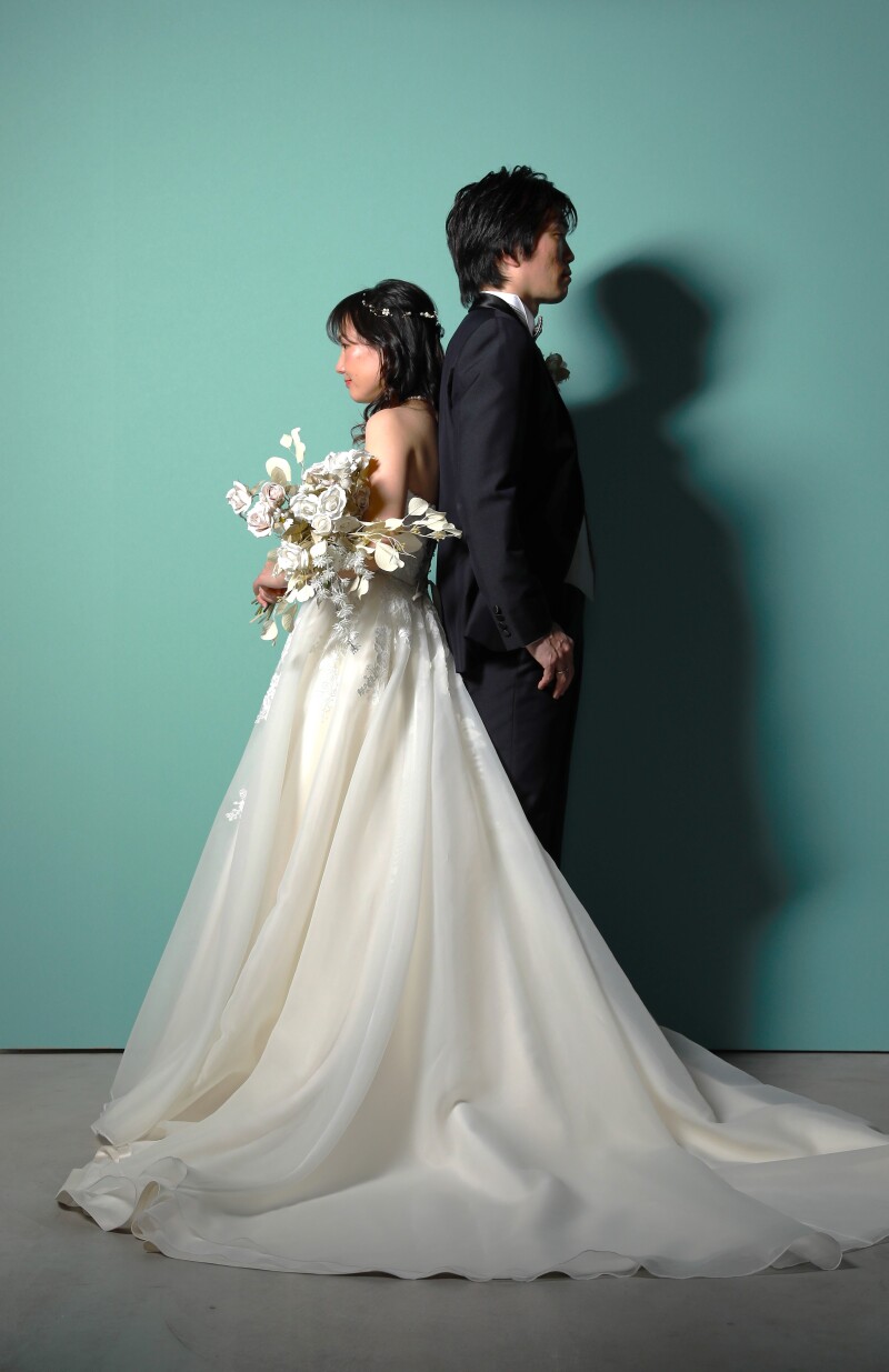 背中でお互いを感じて・・・